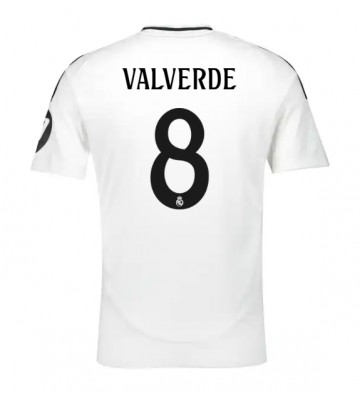 Real Madrid Federico Valverde #8 Replika Hjemmebanetrøje 2024-25 Kortærmet